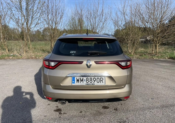 Renault Megane cena 39500 przebieg: 222000, rok produkcji 2016 z Jabłonowo Pomorskie małe 562